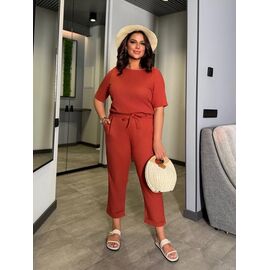 Костюм жіночий 931 terracot р.42-52 "FEMZONE" недорого оптом від прямого постачальника