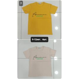 Фотография Футболка детская на девочку M386 yellow р.9-12 "MMZ" недорого оптом от прямого поставщика