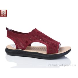 Фотография Босоножки женские летние Лето F16-8 (8 пар р.37-42) "WSMR" недорого оптом от прямого поставщика
