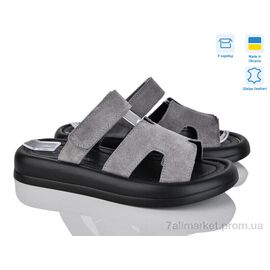 Шльопанці жіночі полегшені Літо 1495 сірий з. (6 пар р.36-41) "V.Arimany" недорого оптом від прямого постачальника