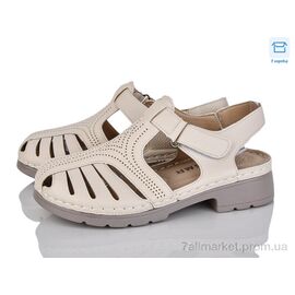 Фотография Босоножки женские летние Лето 4105-2303-3 (8 пар р.36-41) "Мир" недорого оптом от прямого поставщика