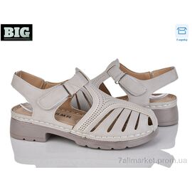 Фотография Босоножки женские летние Лето 2303-4 (8 пар р.36-41) "BIG" недорого оптом от прямого поставщика