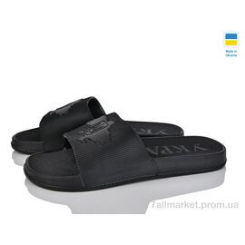 Шльопанці чоловічі пляжні Літо П33 чорний (6 пар р.38-43) "Favorit" недорого оптом від прямого постачальника
