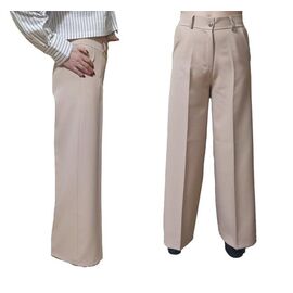 Жіночі штани 129-1 beige р.36-46 "H&S" недорого оптом від прямого постачальника