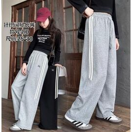 Фотография Штаны детские спортивные на девочку 210 grey р.25-30 "Farbique" недорого оптом от прямого поставщика