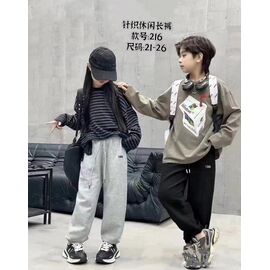 Фотография Штаны детские спортивные на девочку 216 grey р.21-26 "Farbique" недорого оптом от прямого поставщика