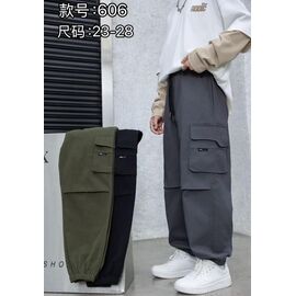 Штани дитячі на хлопчика 606 grey р.23-28 "Farbique" недорого оптом від прямого постачальника