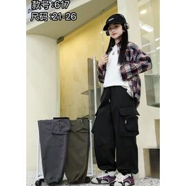 Фотография Штаны детские на девочку 617 grey р.21-26 "Farbique" недорого оптом от прямого поставщика