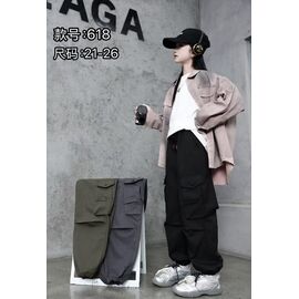 Фотография Штаны детские на девочку 618 black р.21-26 "Farbique" недорого оптом от прямого поставщика