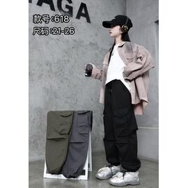 Фотография Штаны детские на девочку 618 grey р.21-26 "Farbique" недорого оптом от прямого поставщика