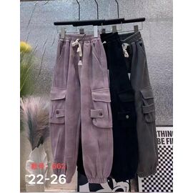 Фотография Штаны детские на девочку 662 grey р.22-26 "Farbique" недорого оптом от прямого поставщика