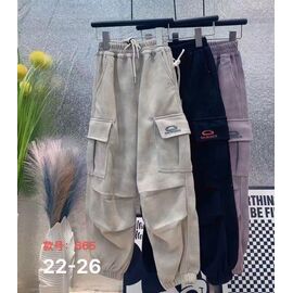 Штани дитячі на дівчинку 665 black р.22-26 "Farbique" недорого оптом від прямого постачальника