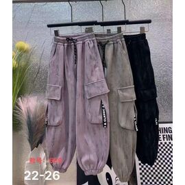 Штани дитячі на дівчинку 666 beige р.22-26 "Farbique" недорого оптом від прямого постачальника