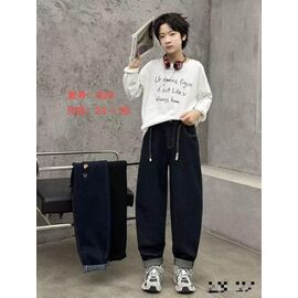 Фотография Джинсы детские на мальчика 829 navy р.23-28 "Farbique" недорого оптом от прямого поставщика