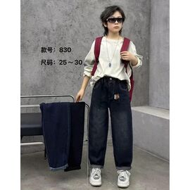 Фотография Джинсы детские на мальчика 830 black р.25-30 "Farbique" недорого оптом от прямого поставщика