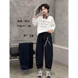 Фотография Джинсы детские на мальчика 832 black р.21-26 "Farbique" недорого оптом от прямого поставщика