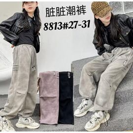 Штани дитячі на дівчинку 8813 black р.27-31 "Farbique" недорого оптом від прямого постачальника