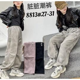 Штани дитячі на дівчинку 8813 pink р.27-31 "Farbique" недорого оптом від прямого постачальника