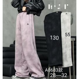 Фотография Штаны детские спортивные на девочку A8683 black р.28-32 "Farbique" недорого оптом от прямого поставщика