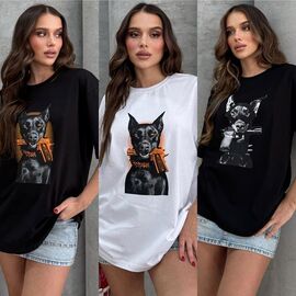 Фотография Футболка женская M117 white р.S-L "Major" недорого оптом от прямого поставщика