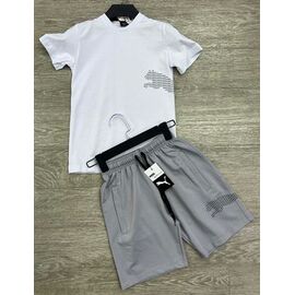 Костюм дитячий на хлопчика 284-2-285 white-grey р.9-13 "MirWear kids" недорого оптом від прямого постачальника