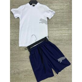 Костюм дитячий на хлопчика 284-3-285 white-navy р.13-17 "MirWear kids" недорого оптом від прямого постачальника