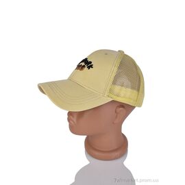 Кепка дитяча Літо 0305-2 yellow (5 шт. р.сітка53-55) "KUINH" недорого оптом від прямого постачальника