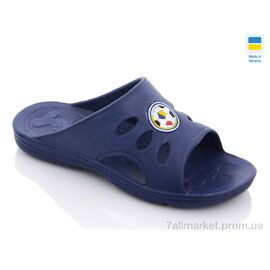 Фотография Шлепки детские летние Лето Прогресс Д мячик синий (8 пар р.30-36) "Progress" недорого оптом от прямого поставщика