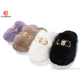 Тапки жіночі для будинку Весна/осінь K1353 mix (12 пар р.36-41) "SCARRHETT" недорого оптом від прямого постачальника