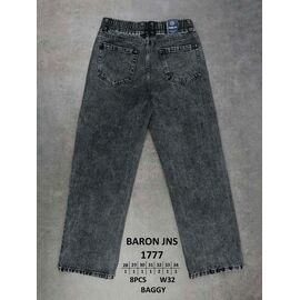 Джинси чоловічі 1777 grey р.28-34 "God Baron" недорого оптом від прямого постачальника