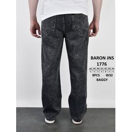 Джинси чоловічі 1776 black р.28-34 "God Baron" недорого оптом від прямого постачальника