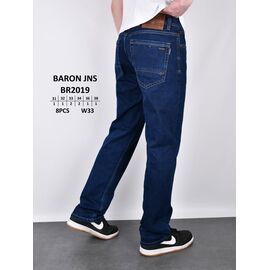 Джинси чоловічі BR2019 blue р.31-38 "God Baron" недорого оптом від прямого постачальника