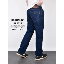 Джинси чоловічі BR2022 blue р.32-40 "God Baron" недорого оптом від прямого постачальника