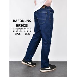 Джинси чоловічі BR2023 blue р.32-42 "God Baron" недорого оптом від прямого постачальника