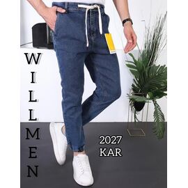 Джинси чоловічі 2027-2 blue р.26-28 "God Baron" недорого оптом від прямого постачальника