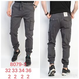 Фотография Джинсы мужские 8079-3 grey р.32-36 "God Baron" недорого оптом от прямого поставщика