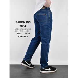 Джинси чоловічі 7004 blue р.32-42 "God Baron" недорого оптом від прямого постачальника