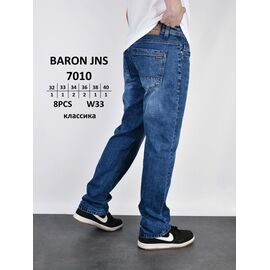 Джинси чоловічі 7010 blue р.32-40 "God Baron" недорого оптом від прямого постачальника