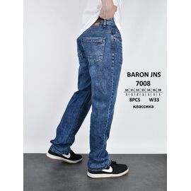 Джинси чоловічі 7008 blue р.30-38 "God Baron" недорого оптом від прямого постачальника