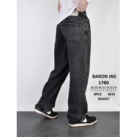 Джинси чоловічі 1780 black р.28-34 "God Baron" недорого оптом від прямого постачальника