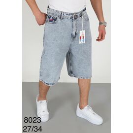 Шорти чоловічі 8023-1 l.blue р.27-34 "God Baron" недорого оптом від прямого постачальника