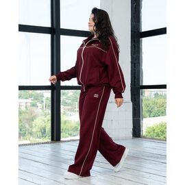 Костюм спортивний жіночий теплий Д150 wine р.XL-4XL "AZNA" недорого оптом від прямого постачальника