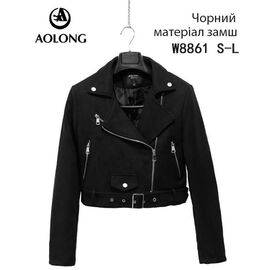 Фотография Куртка женская демисезонная 8861 black р.S-L "Immei" недорого оптом от прямого поставщика