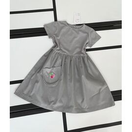 Фотография Платье детское лёгкое на девочку K91 grey р.110-134 "Kosmy" недорого оптом от прямого поставщика