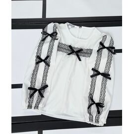 Блузка дитяча на дівчинку 407 milk р.116-140 "Kosmy" недорого оптом від прямого постачальника