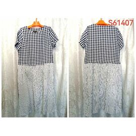 Сукня літня жіноча S61407 white р.52-62 "LIDA" недорого оптом від прямого постачальника