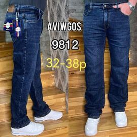 Фотография Джинсы мужские 9812 blue р.32-38 "LILY" недорого оптом от прямого поставщика