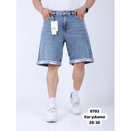 Фотография Шорты мужские 8703 l.blue р.28-36 "LILY" недорого оптом от прямого поставщика