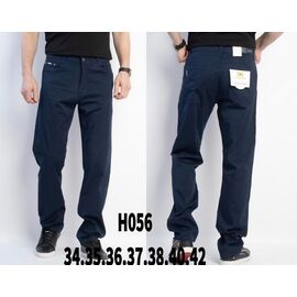 Фотография Штаны мужские H056 navy р.34-44 "LILY" недорого оптом от прямого поставщика