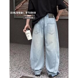 Фотография Джинсы детские унисекс 1802 l.blue р.130-170 "Major" недорого оптом от прямого поставщика